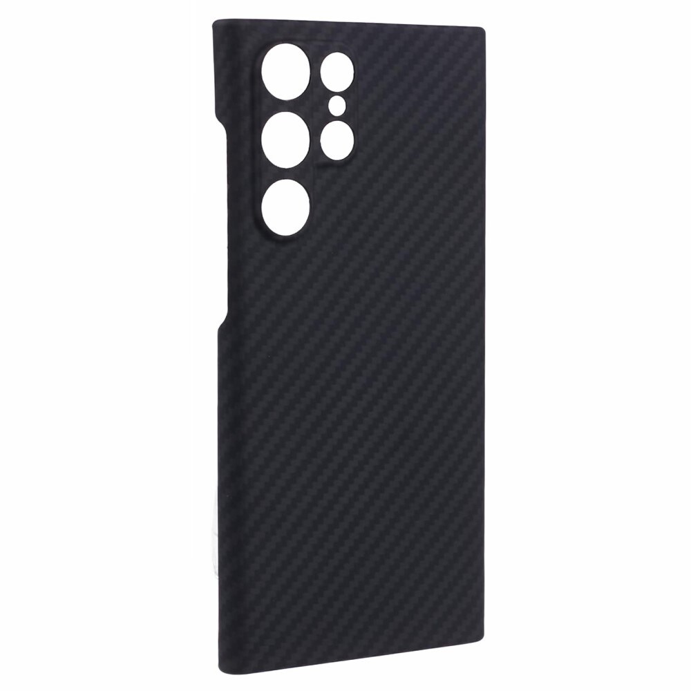 Samsung Galaxy S23 Ultra Slankt cover i aramidfiber, Sort