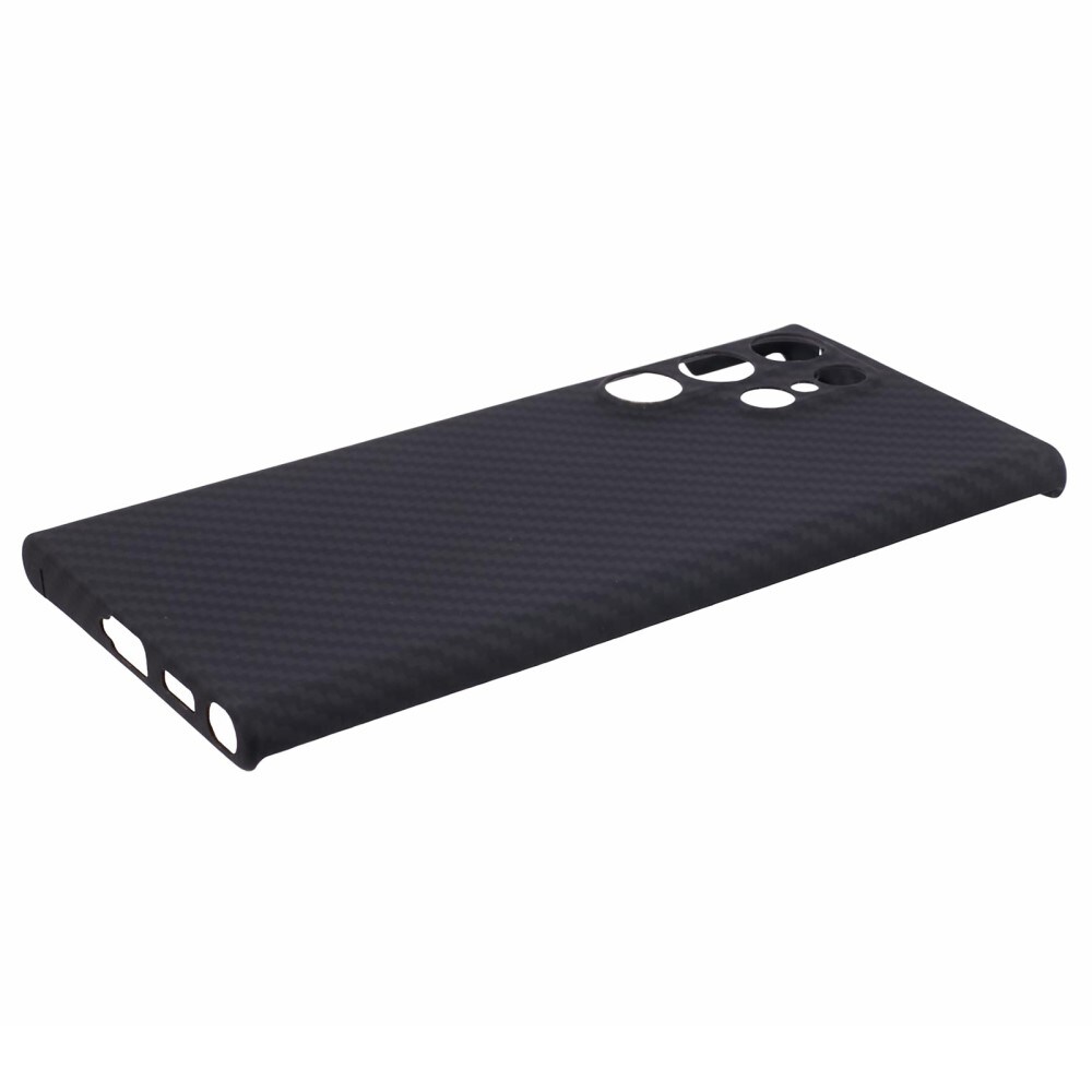 Samsung Galaxy S23 Ultra Slankt cover i aramidfiber, Sort