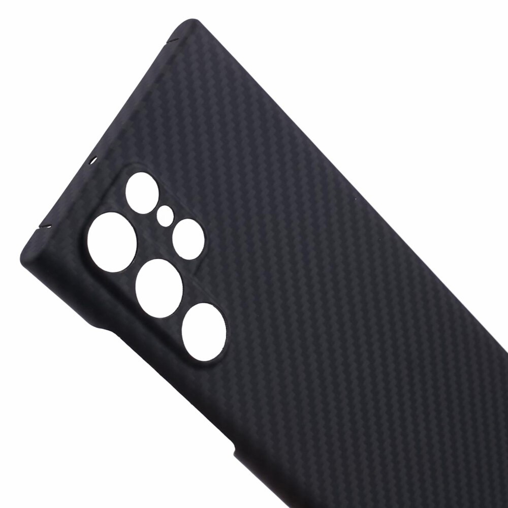 Samsung Galaxy S23 Ultra Slankt cover i aramidfiber, Sort