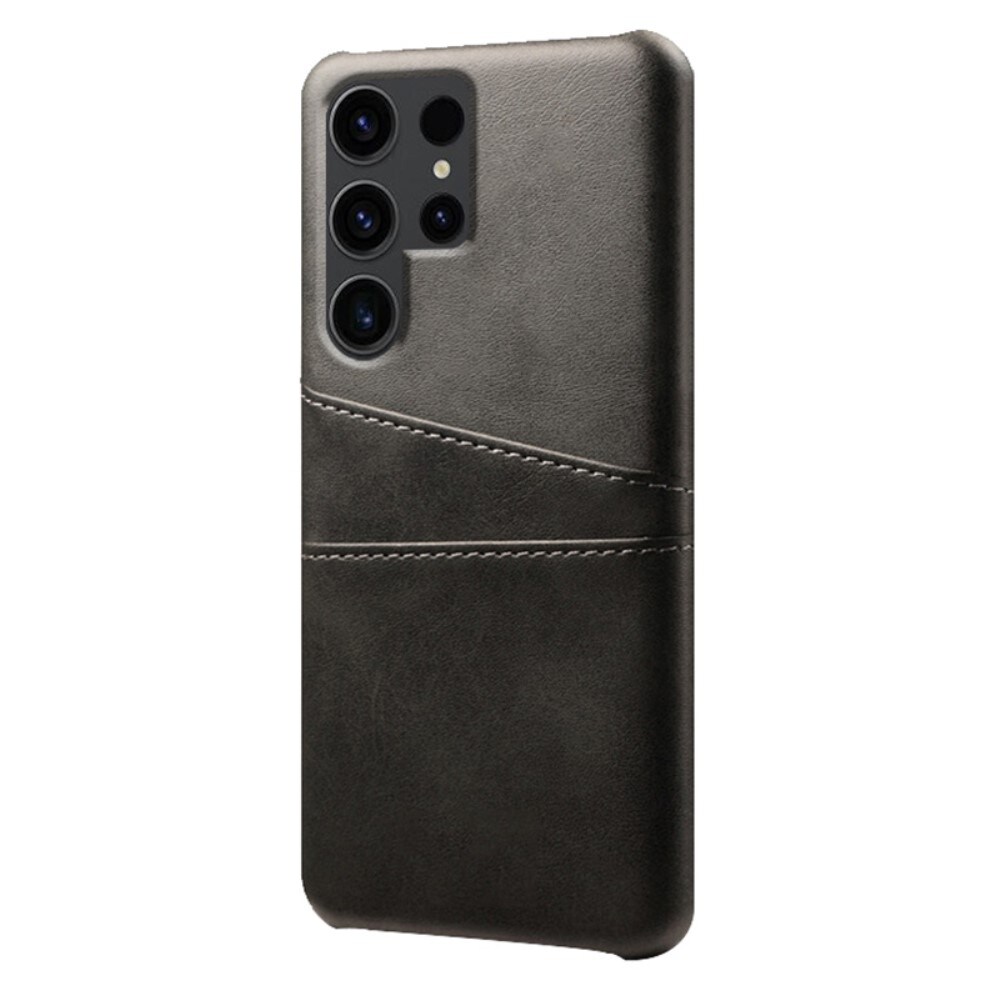 Samsung Galaxy S24 Ultra Smart cover med 2 kortholdere, Sort