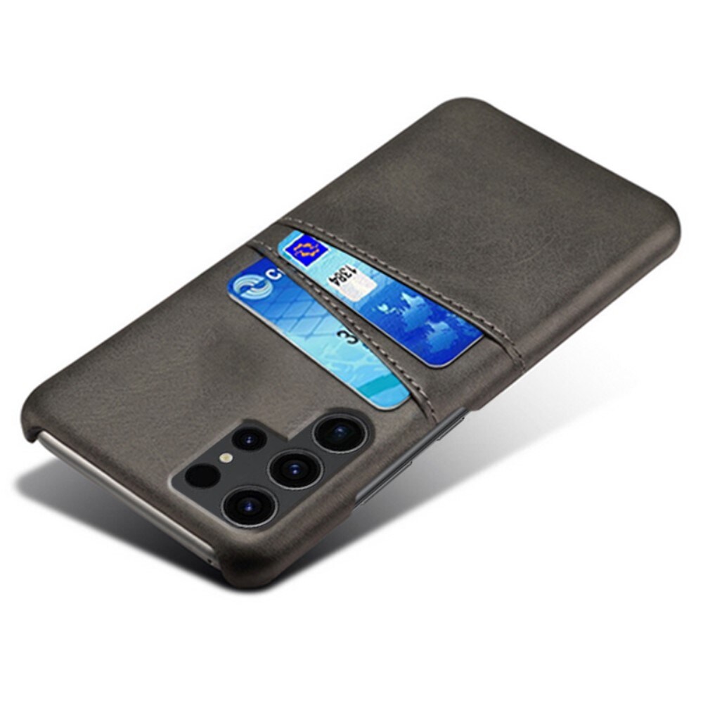 Samsung Galaxy S24 Ultra Smart cover med 2 kortholdere, Sort