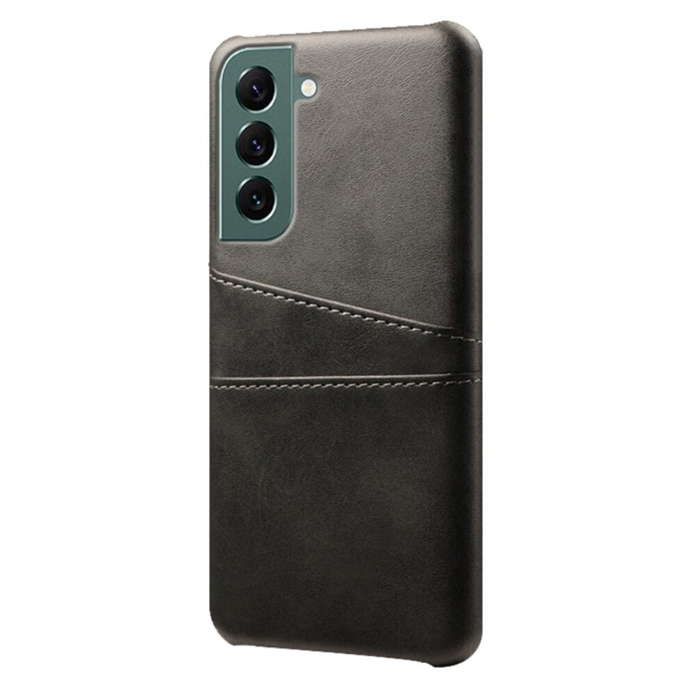 Samsung Galaxy S24 Smart cover med 2 kortholdere, Sort