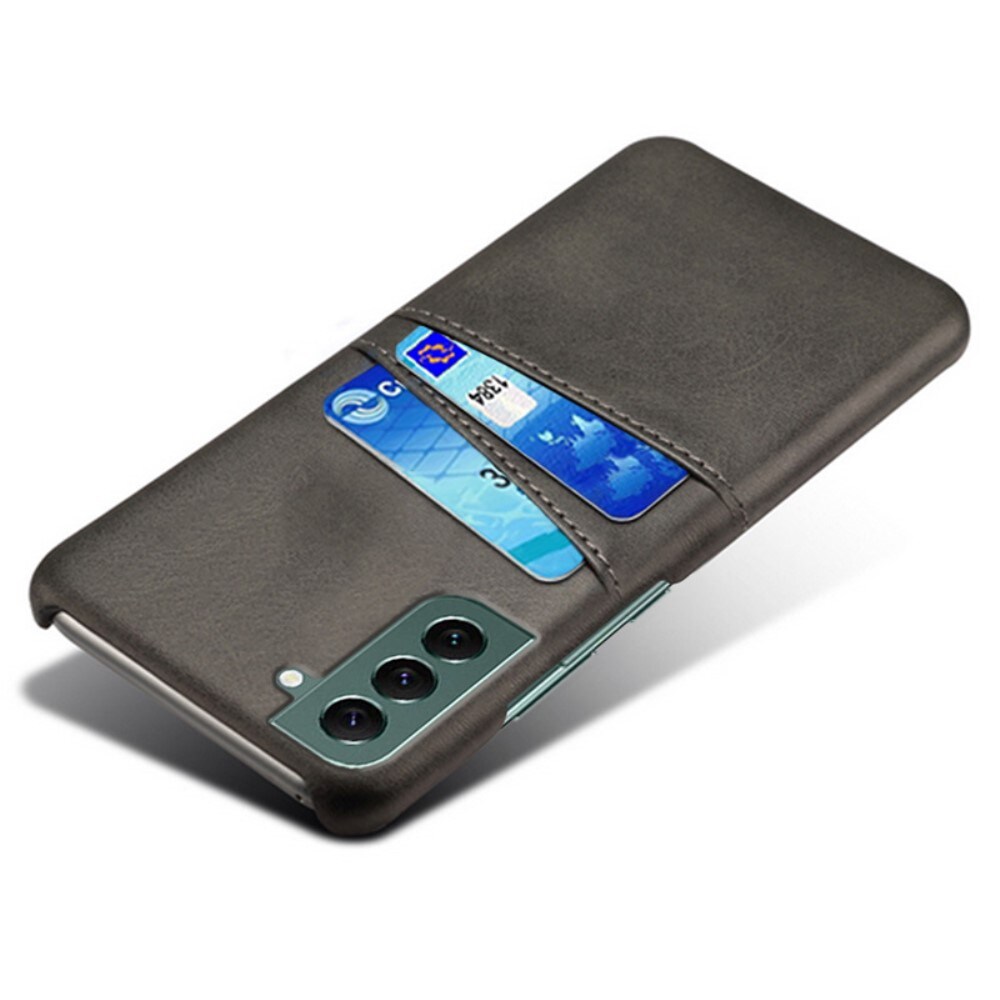 Samsung Galaxy S24 Smart cover med 2 kortholdere, Sort