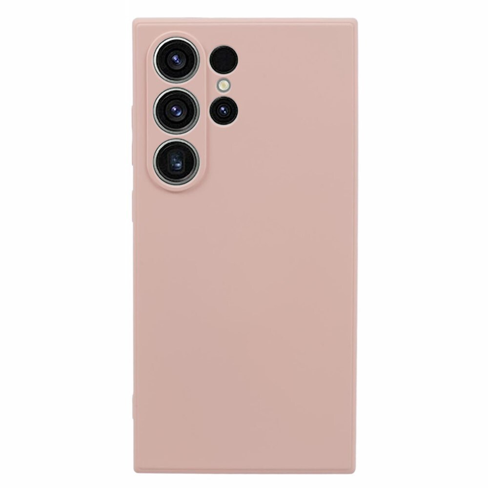 Samsung Galaxy S24 Ultra Mobilcover i TPU, Lyserød