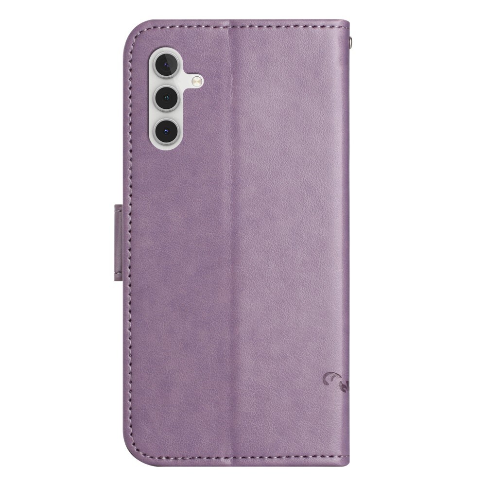 Samsung Galaxy A35 Mobiletui med sommerfugle, Lilla