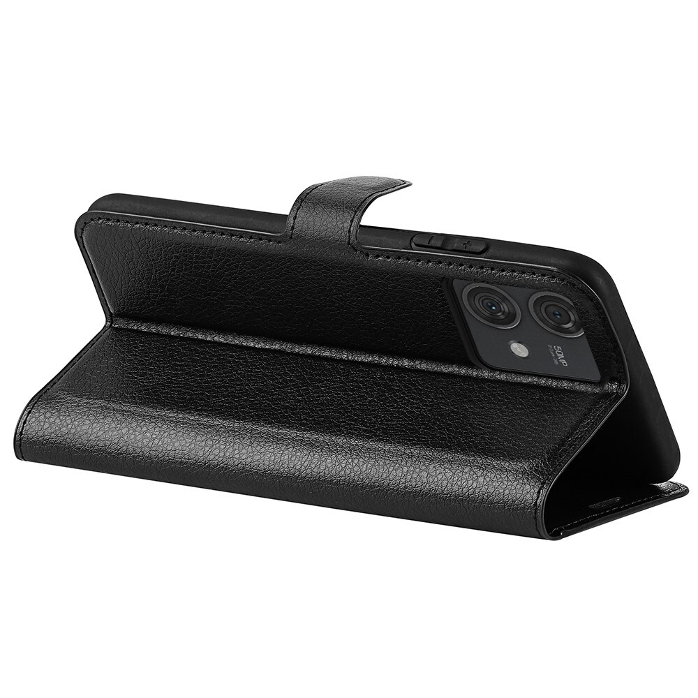 Motorola Edge 40 Neo Enkelt mobiletui, Sort