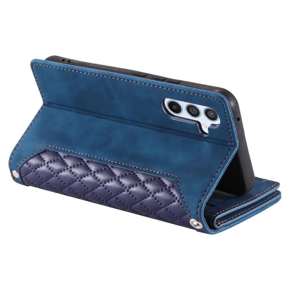 Samsung Galaxy A55 Quiltet pungtaske, Blå