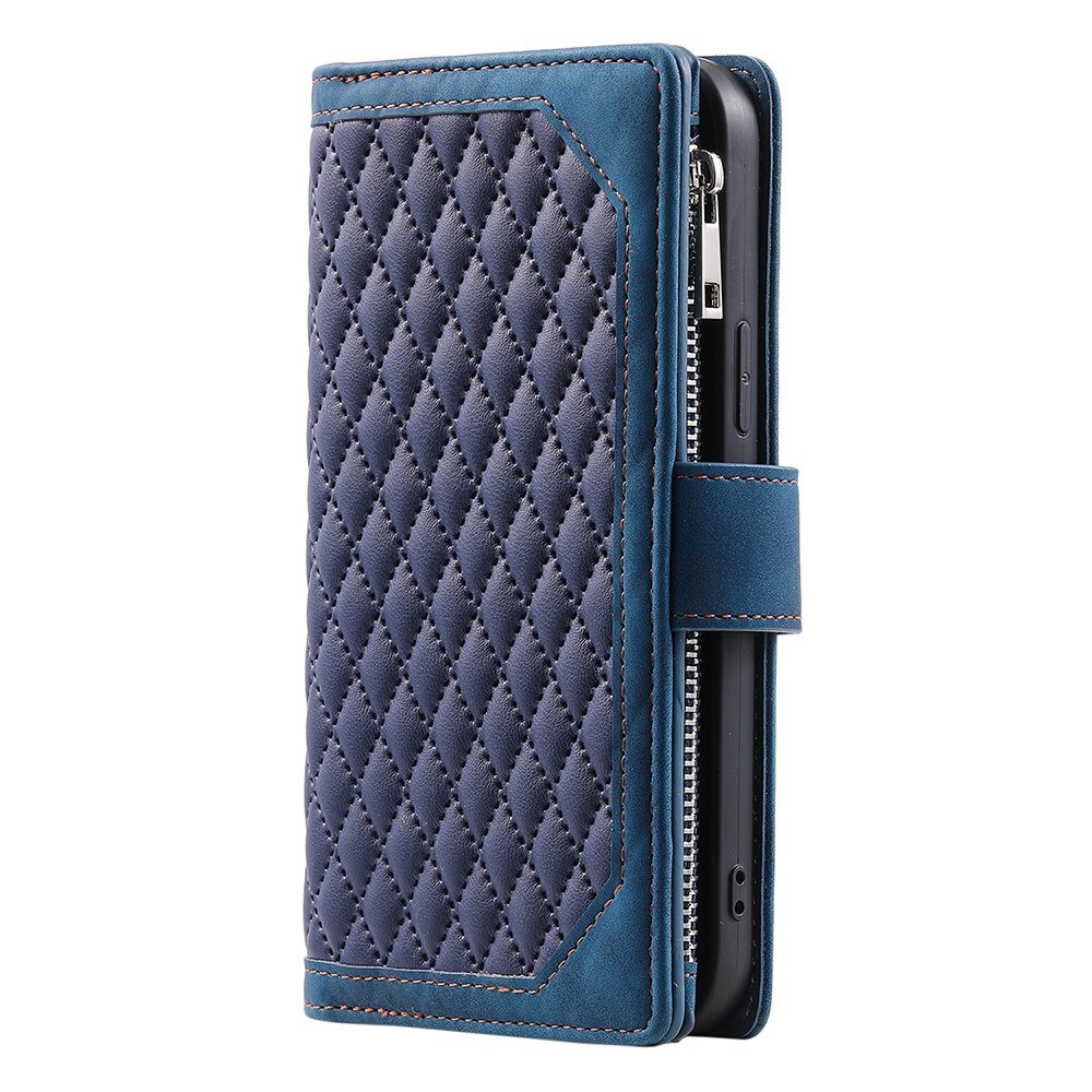 Samsung Galaxy A55 Quiltet pungtaske, Blå