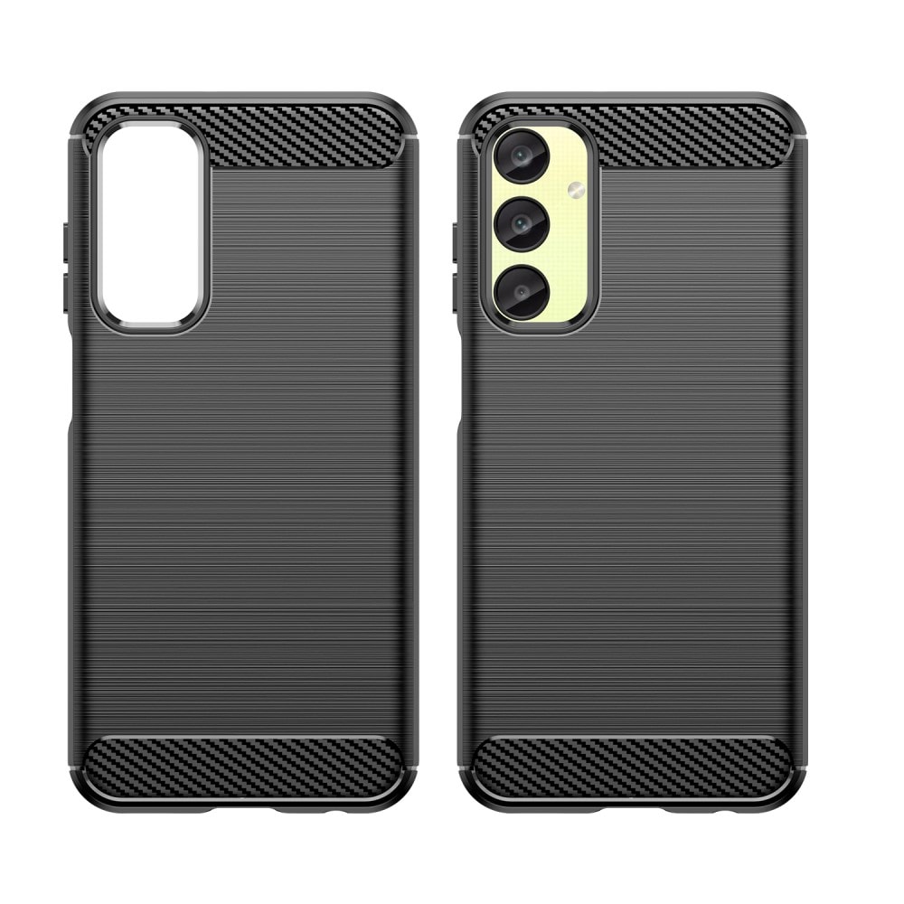 Samsung Galaxy A25 TPU-cover Brushed, Sort