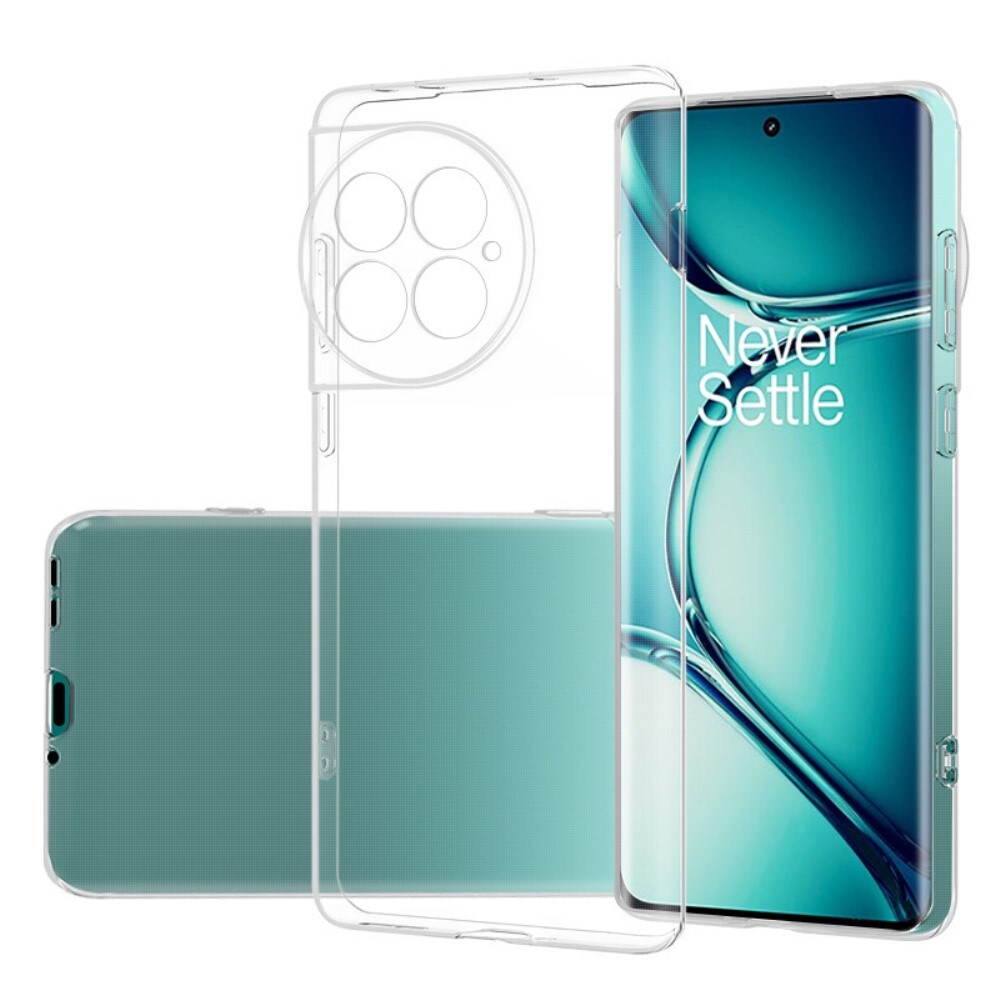  OnePlus 12 Tyndt TPU-cover, Gennemsigtig