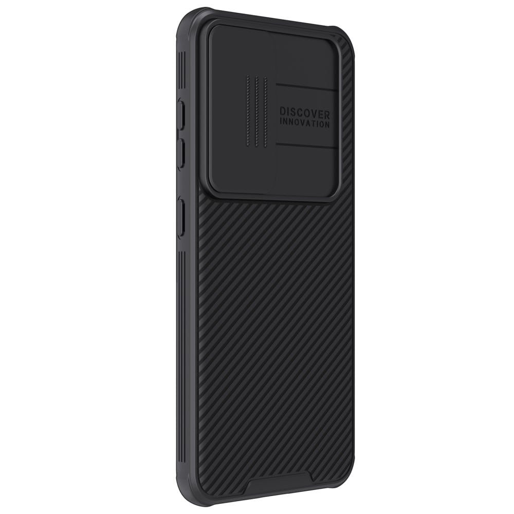 Samsung Galaxy S24 MagSafe-cover med kamerabeskyttelse - CamShield, Sort