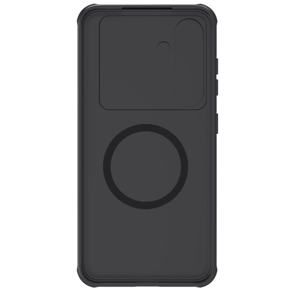Samsung Galaxy S24 MagSafe-cover med kamerabeskyttelse - CamShield, Sort