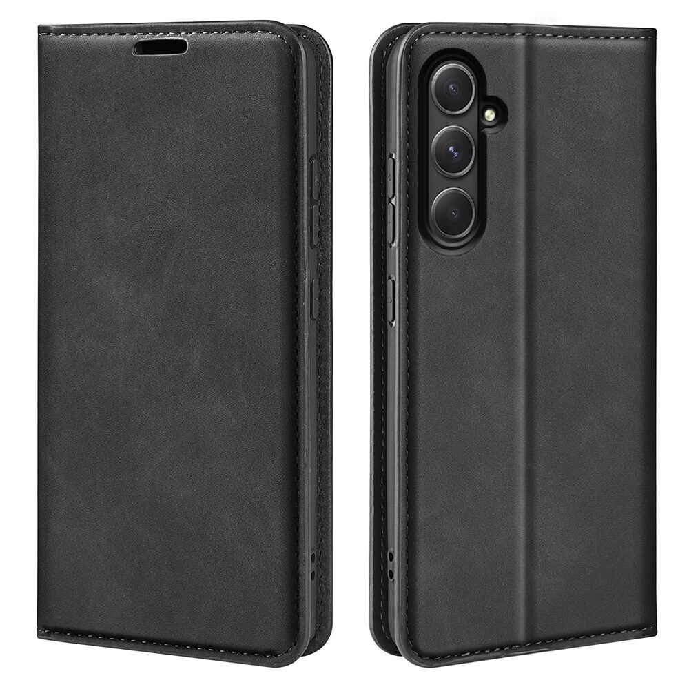 Samsung Galaxy A55 Slankt etui med kortholder, Sort