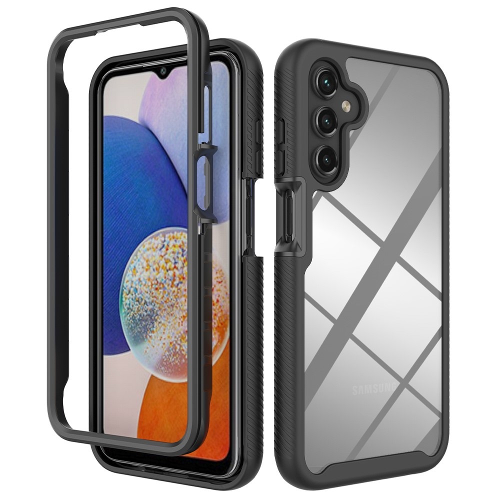 Samsung Galaxy A15 Stødsikkert mobilcover med beskyttelsesramme Sort