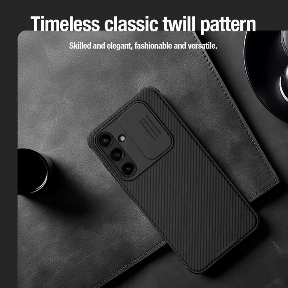 Samsung Galaxy A35 Cover med kamerabeskyttelse - CamShield, Sort