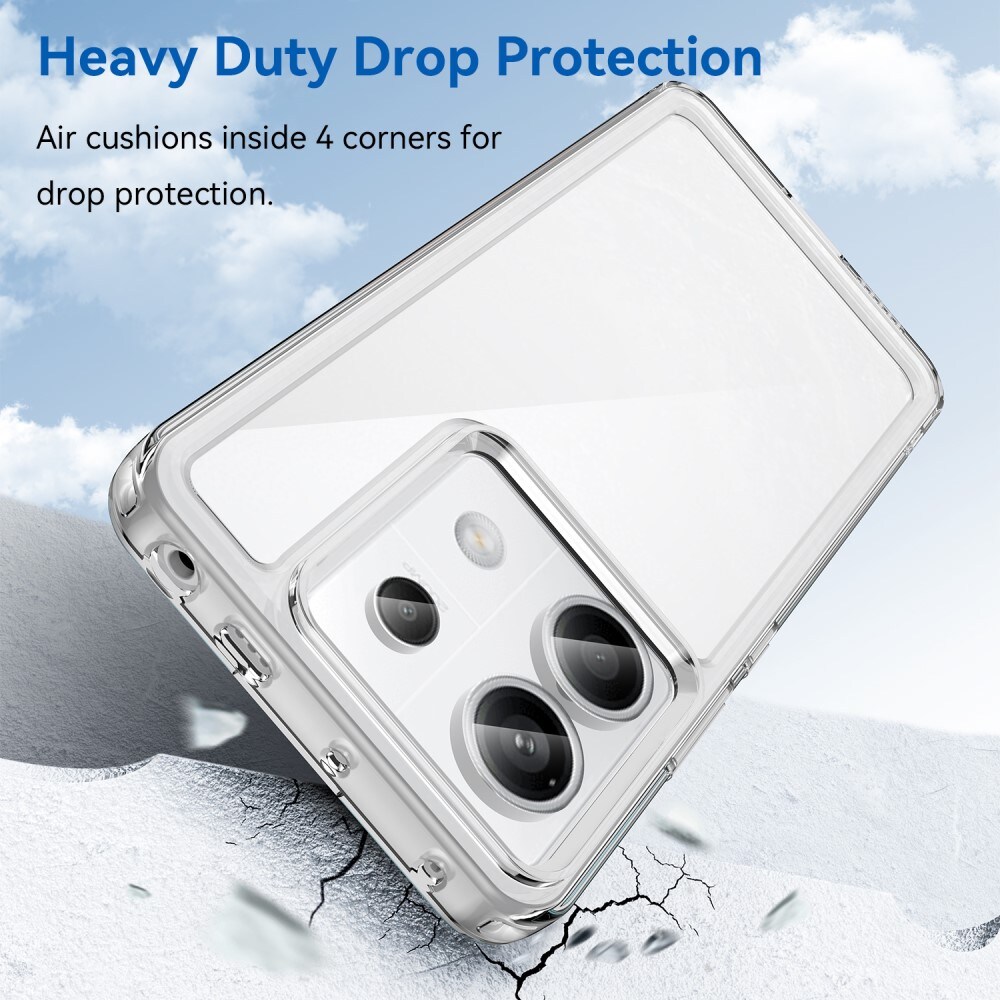 Xiaomi Redmi Note 13 Pro Crystal Hybrid-cover, Gennemsigtig