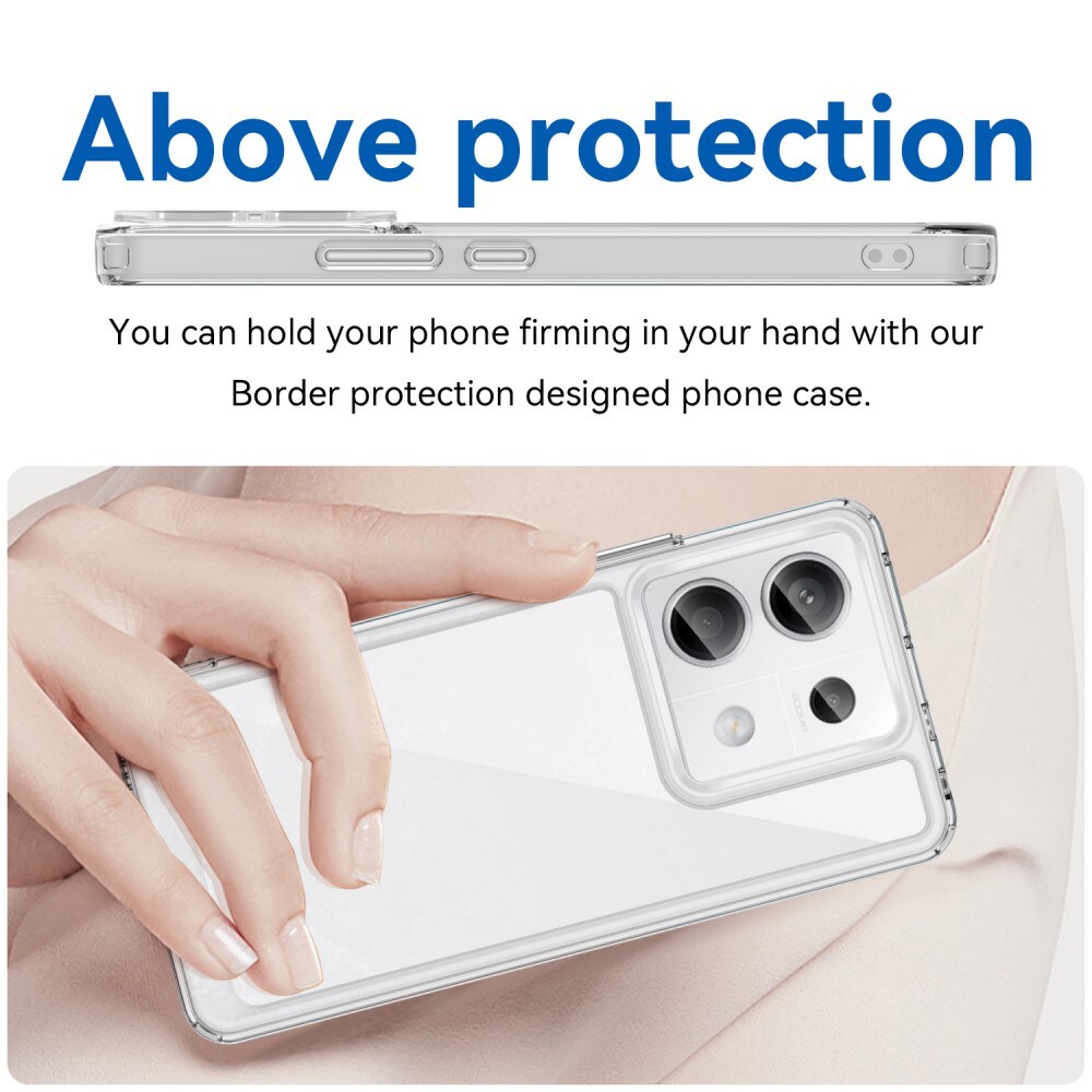 Xiaomi Redmi Note 13 Pro Crystal Hybrid-cover, Gennemsigtig