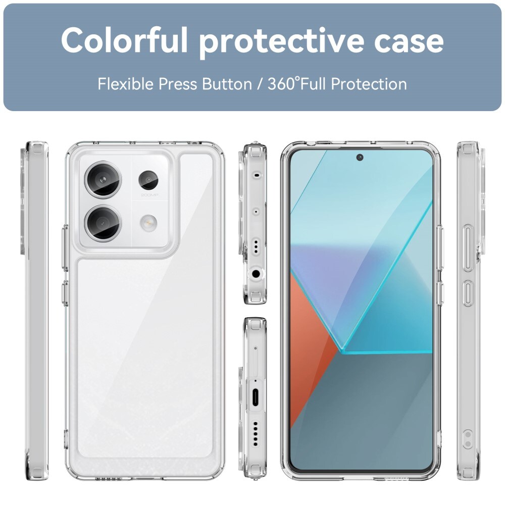 Xiaomi Redmi Note 13 Pro Crystal Hybrid-cover, Gennemsigtig