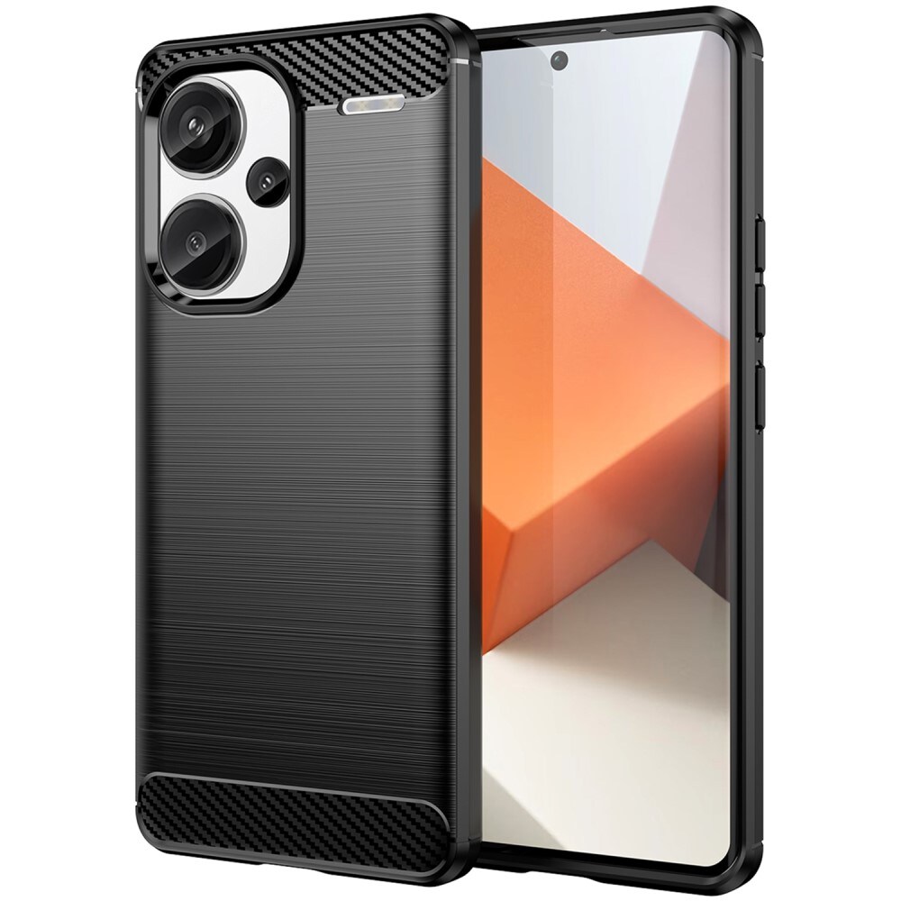 Xiaomi Redmi Note 13 Pro Plus TPU-cover Brushed, Sort