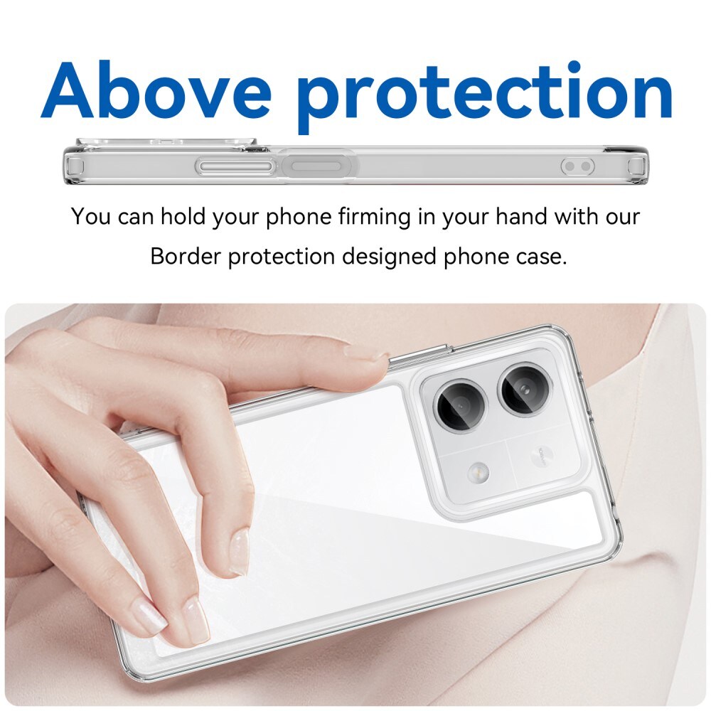 Xiaomi Redmi Note 13 Crystal Hybrid-cover, Gennemsigtig