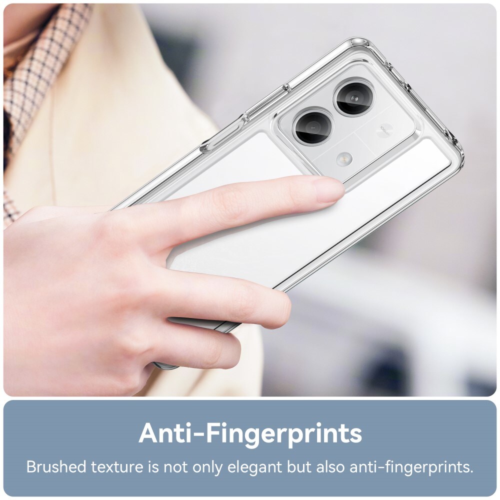Xiaomi Redmi Note 13 Crystal Hybrid-cover, Gennemsigtig