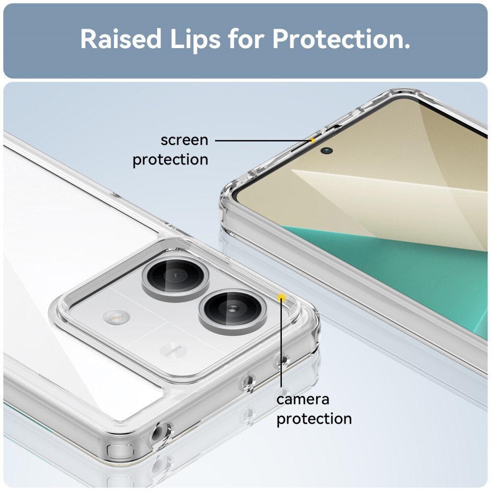 Xiaomi Redmi Note 13 Crystal Hybrid-cover, Gennemsigtig