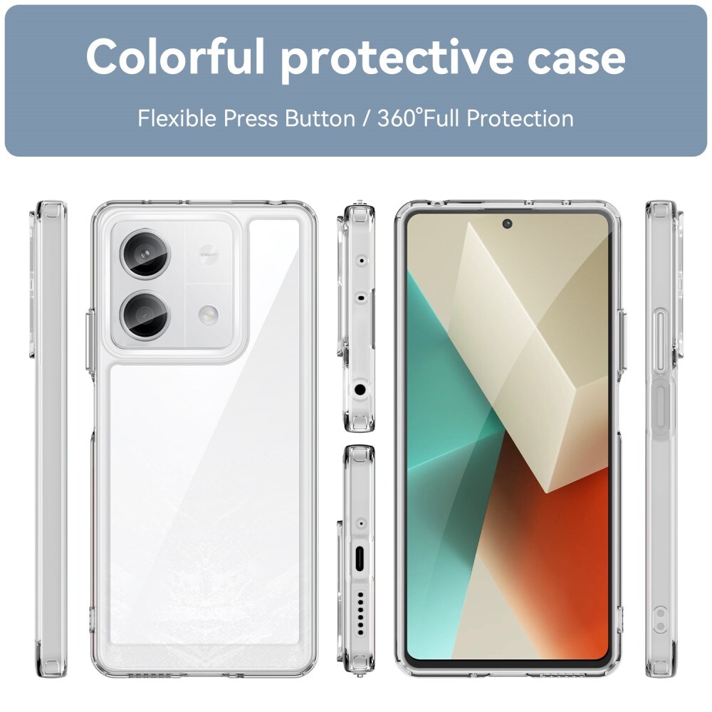Xiaomi Redmi Note 13 Crystal Hybrid-cover, Gennemsigtig