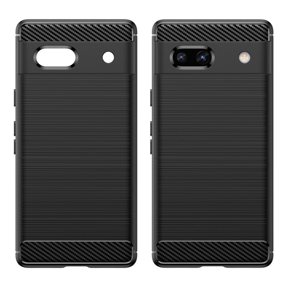 Google Pixel 7a TPU-cover Brushed, Sort