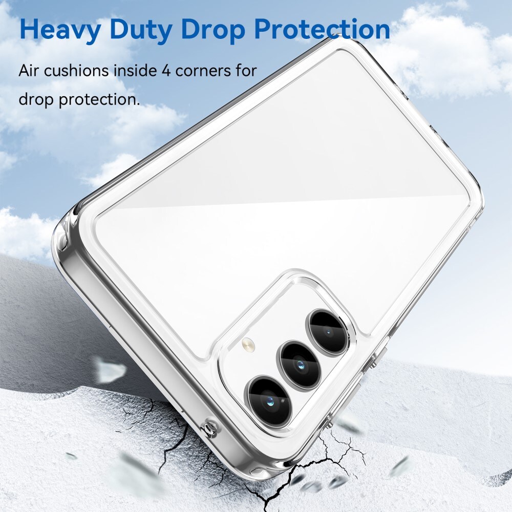 Samsung Galaxy A35 Crystal Hybrid-cover, Gennemsigtig