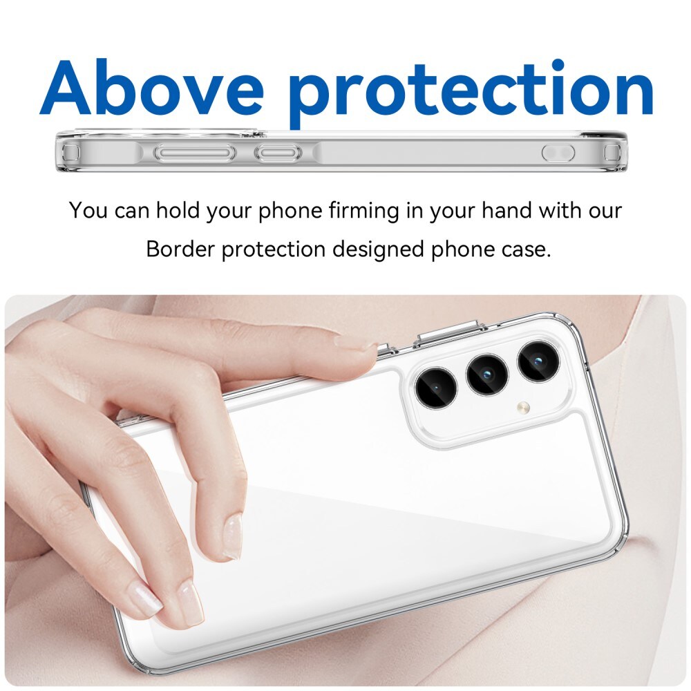Samsung Galaxy A35 Crystal Hybrid-cover, Gennemsigtig