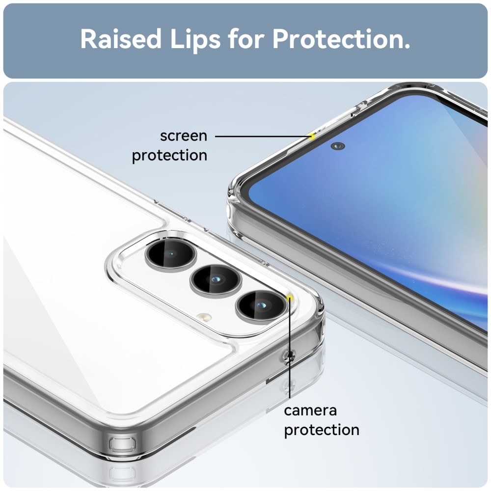 Samsung Galaxy A35 Crystal Hybrid-cover, Gennemsigtig
