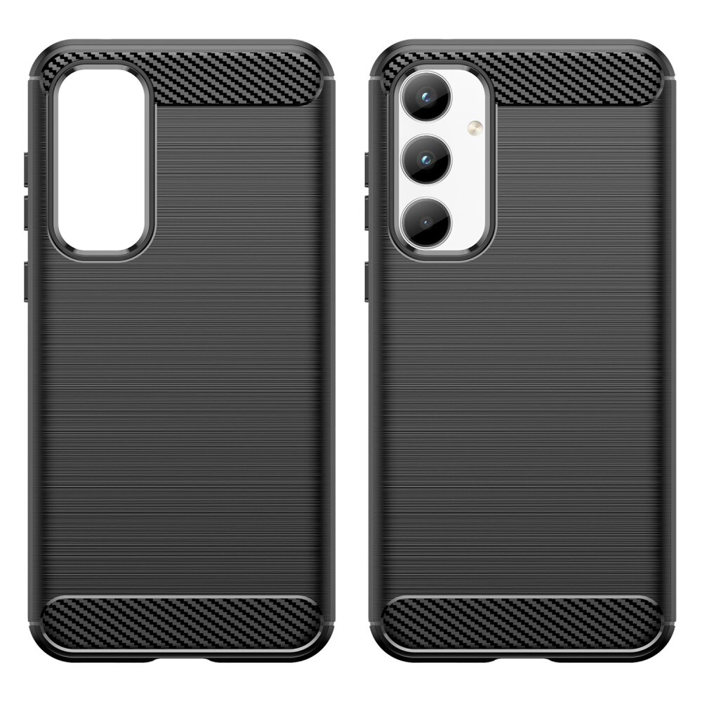 Samsung Galaxy A35 TPU-cover Brushed, Sort