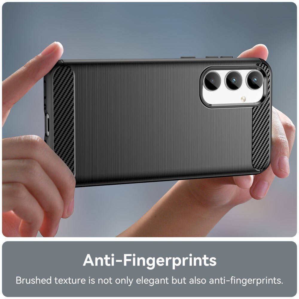 Samsung Galaxy A35 TPU-cover Brushed, Sort