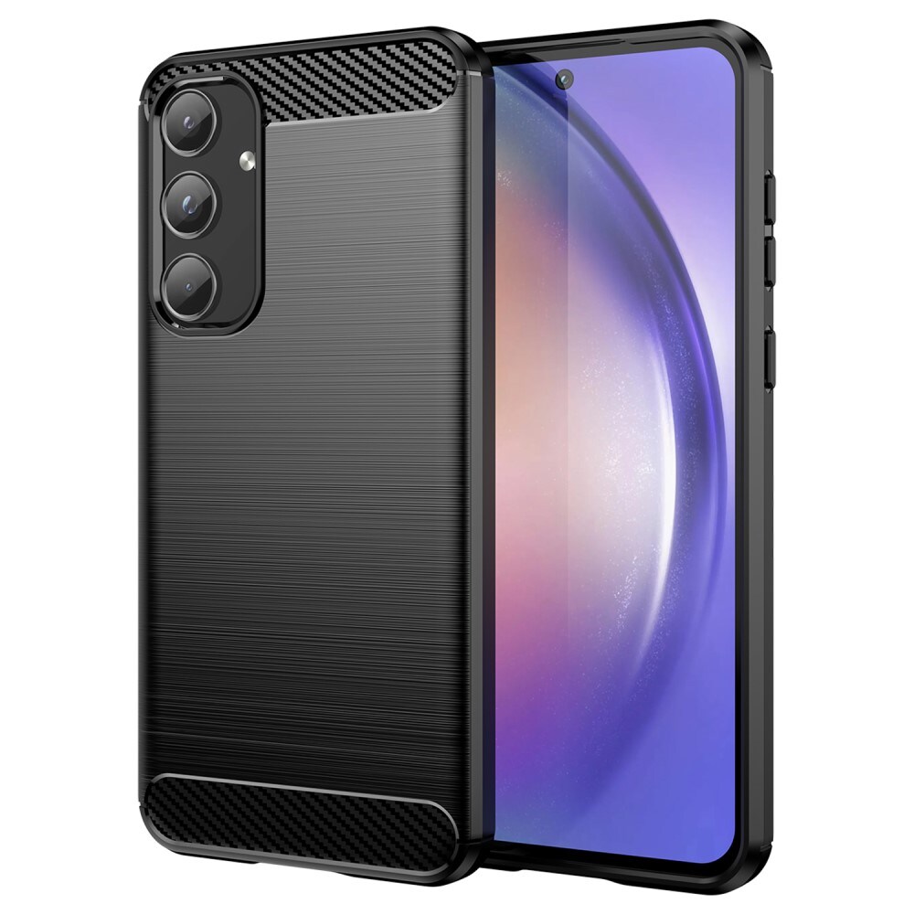 Samsung Galaxy A55 TPU-cover Brushed, Sort