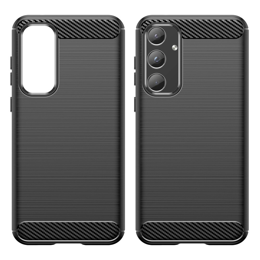 Samsung Galaxy A55 TPU-cover Brushed, Sort