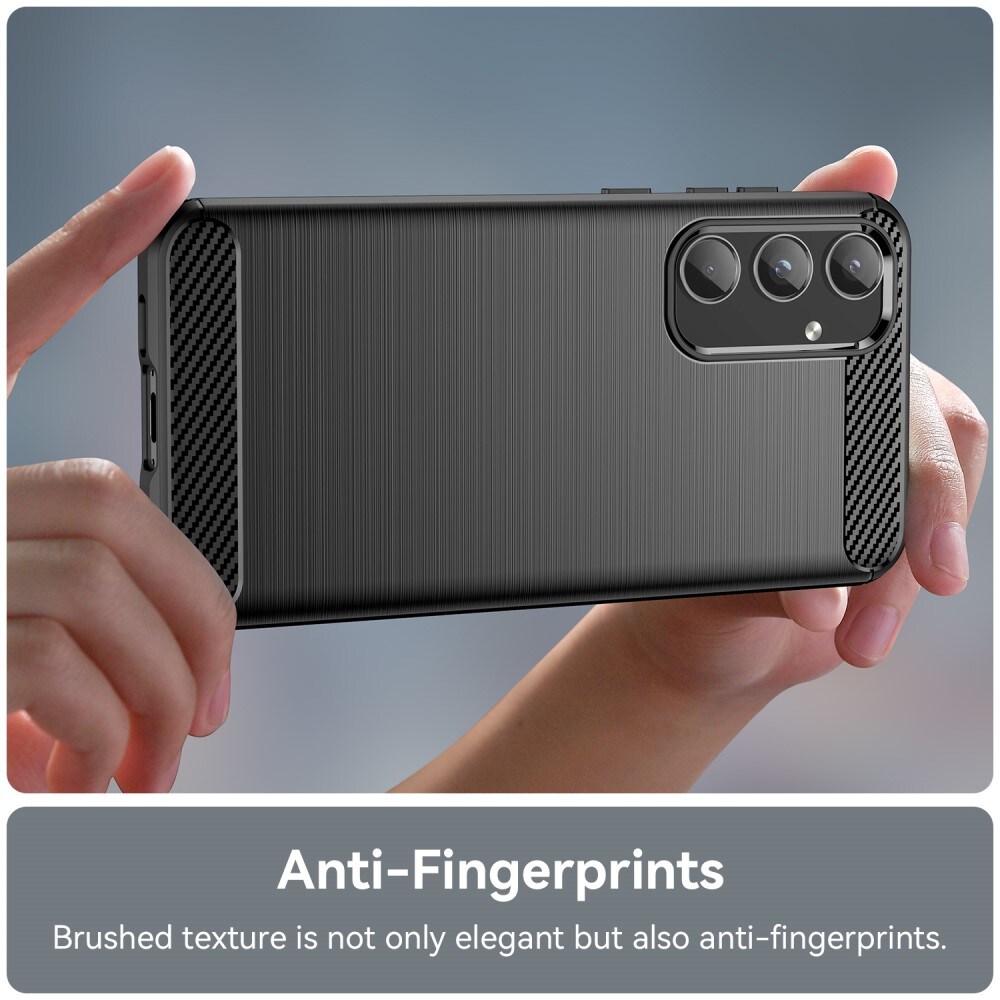 Samsung Galaxy A55 TPU-cover Brushed, Sort