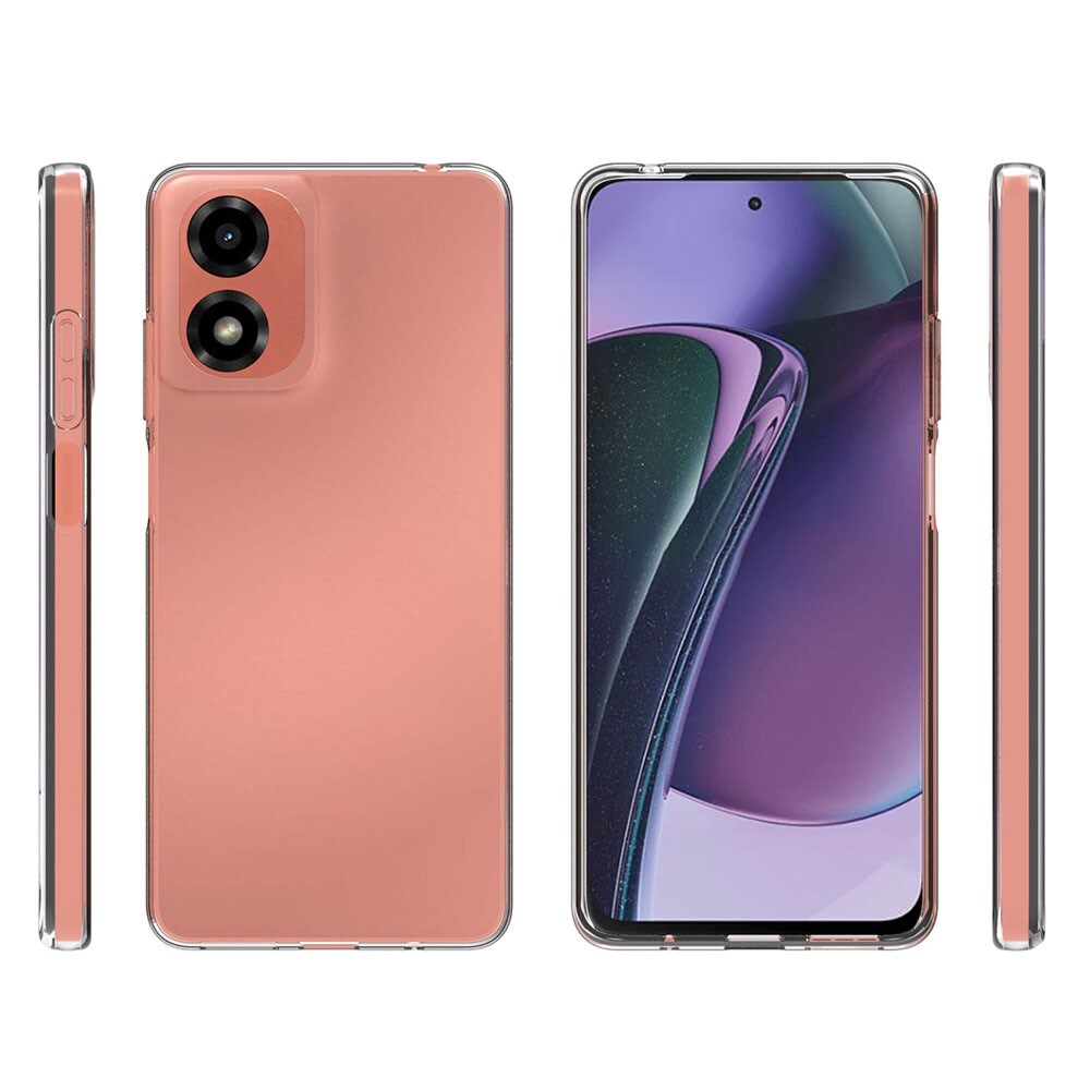 Motorola Moto G24 Power Tyndt TPU-cover, Gennemsigtig