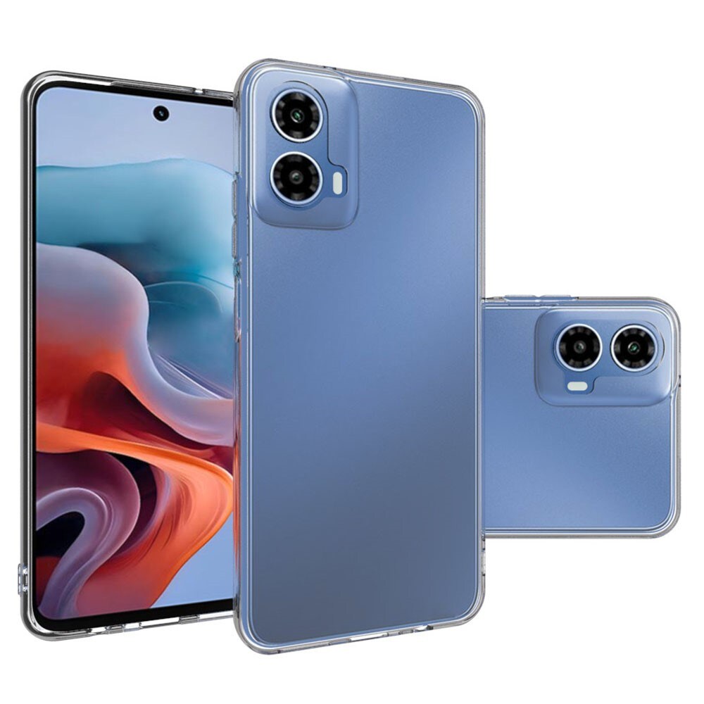 Motorola Moto G34 Tyndt TPU-cover, Gennemsigtig