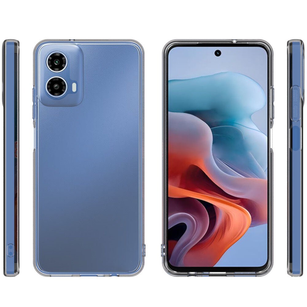 Motorola Moto G34 Tyndt TPU-cover, Gennemsigtig