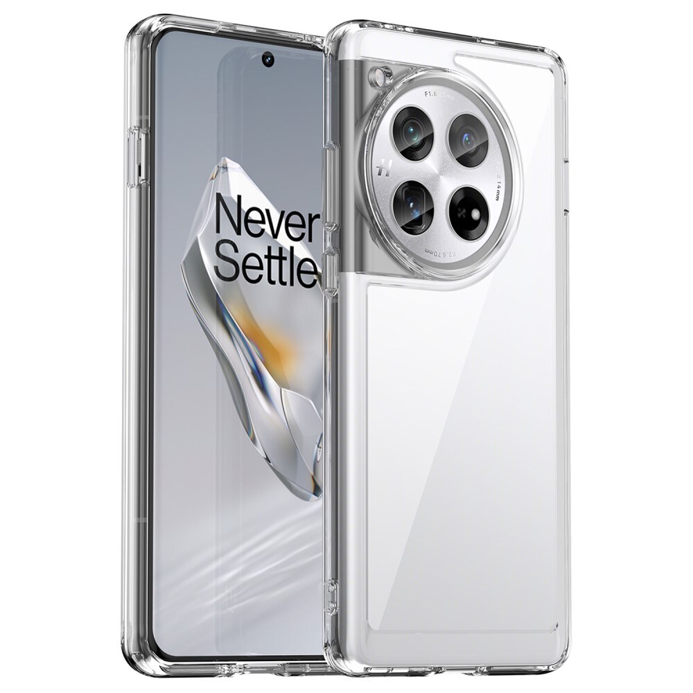  OnePlus 12 Crystal Hybrid-cover, Gennemsigtig
