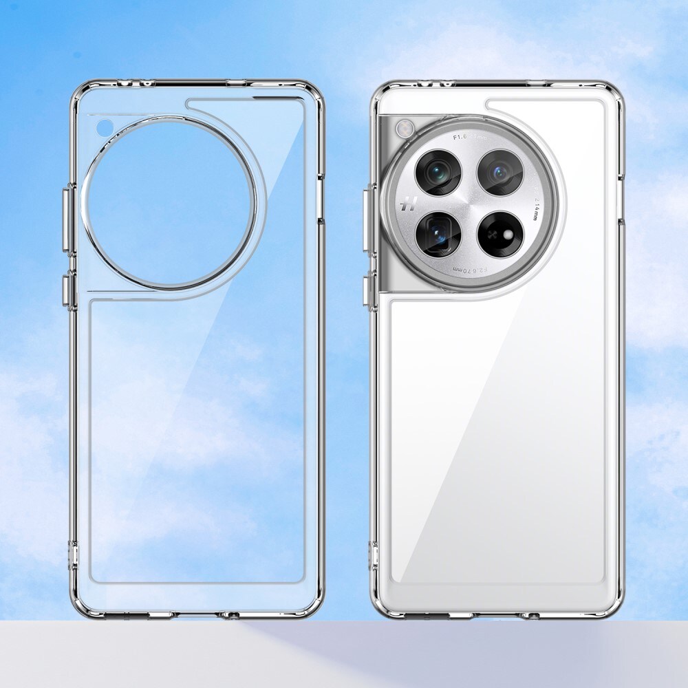  OnePlus 12 Crystal Hybrid-cover, Gennemsigtig