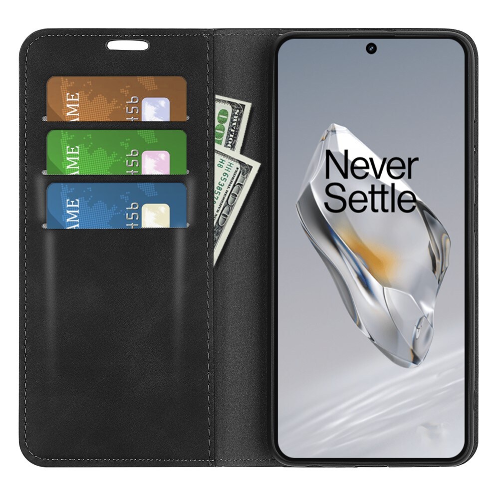  OnePlus 12 Slankt etui med kortholder, Sort