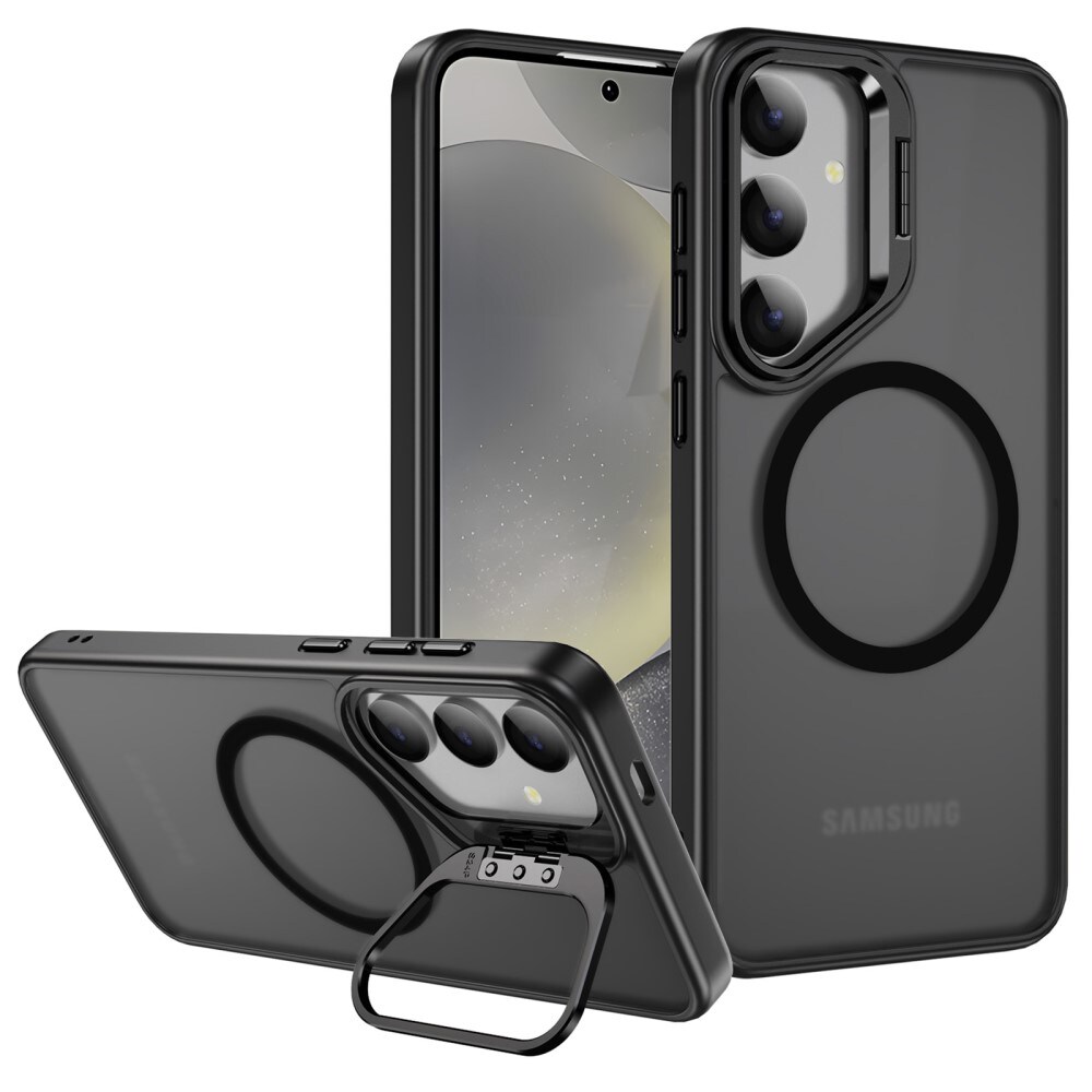 Samsung Galaxy S24 Ultra Hybridcover med MagSafe og kickstand, Sort