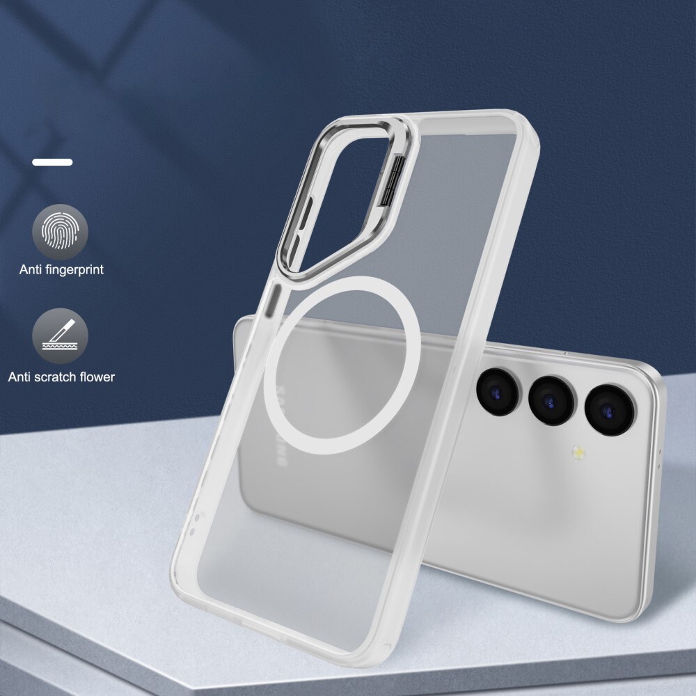 Samsung Galaxy S24 Ultra Hybridcover med MagSafe og kickstand, Gennemsigtig