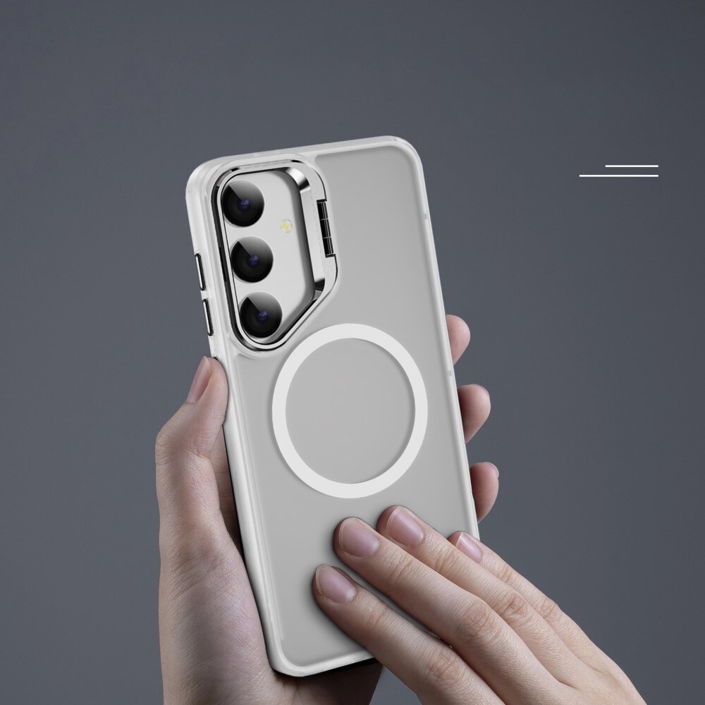 Samsung Galaxy S24 Ultra Hybridcover med MagSafe og kickstand, Gennemsigtig
