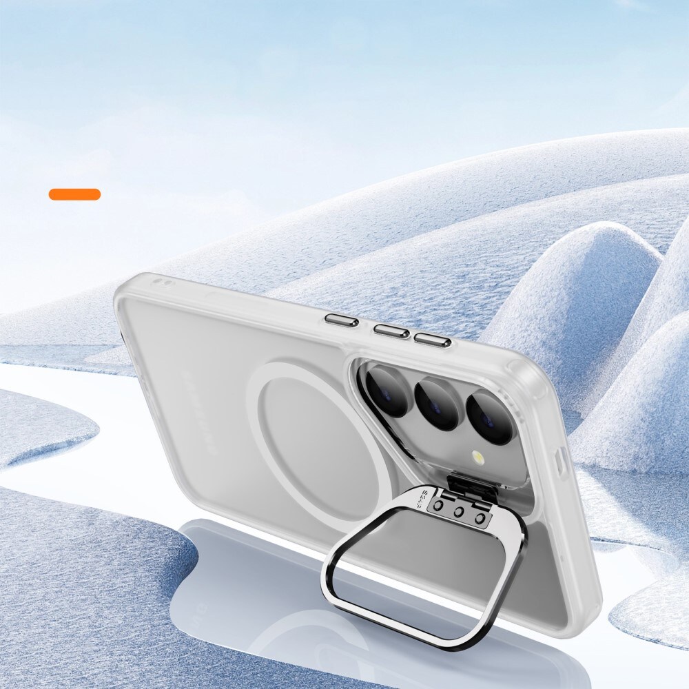 Samsung Galaxy S24 Ultra Hybridcover med MagSafe og kickstand, Gennemsigtig