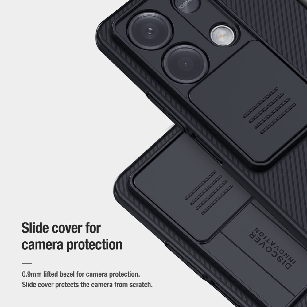 Xiaomi Redmi Note 13 Cover med kamerabeskyttelse - CamShield, Sort