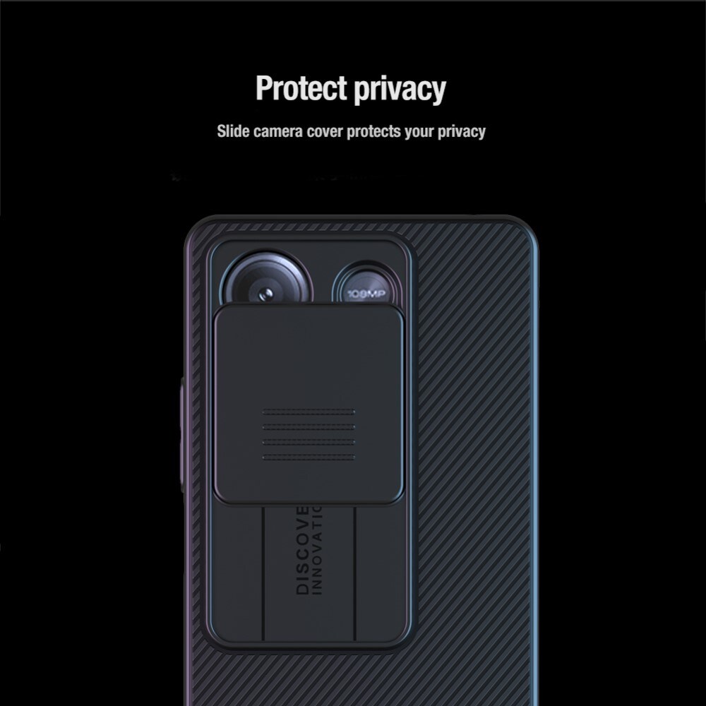 Xiaomi Redmi Note 13 Cover med kamerabeskyttelse - CamShield, Sort