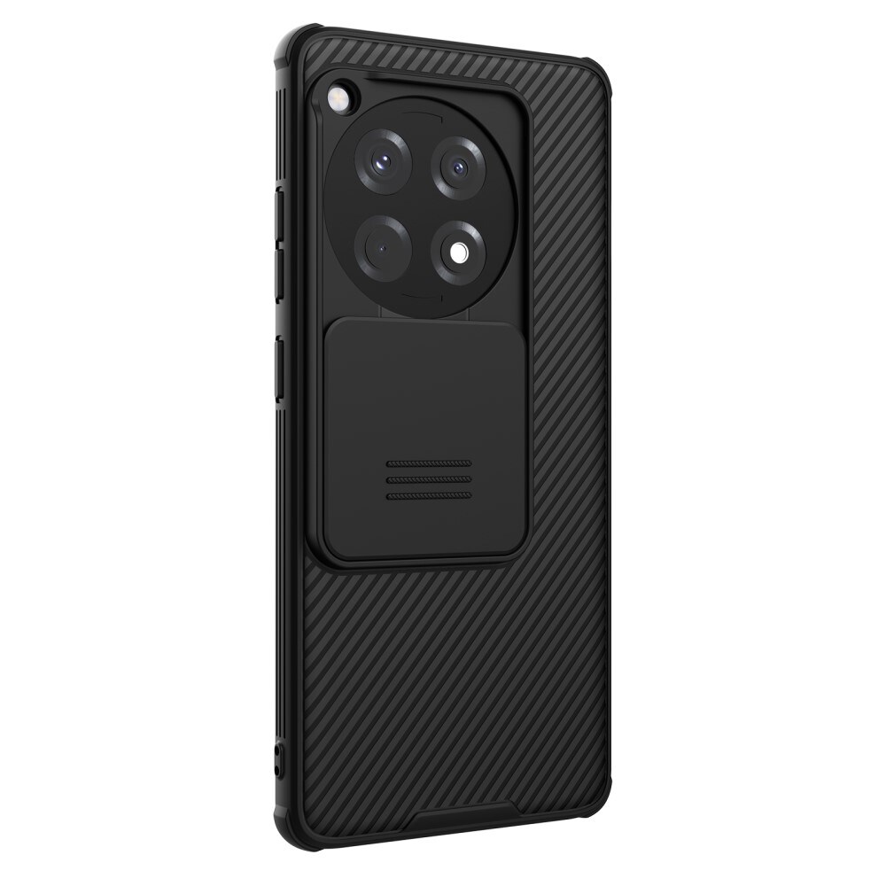  OnePlus 12R Cover med kamerabeskyttelse - CamShield, Sort