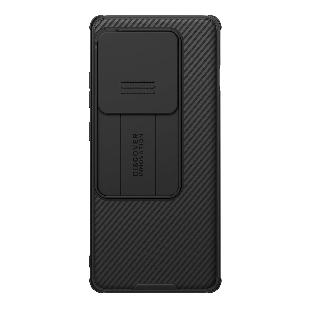  OnePlus 12R Cover med kamerabeskyttelse - CamShield, Sort